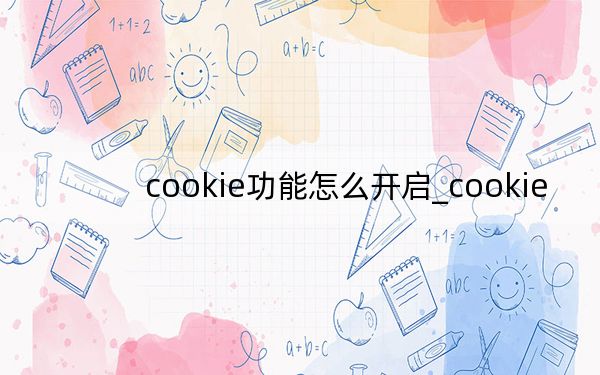 cookie功能怎么開啟_cookie