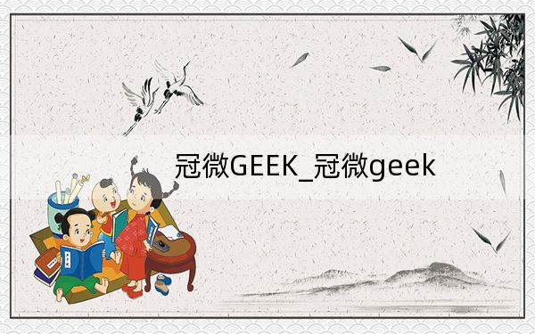 冠微GEEK_冠微geek