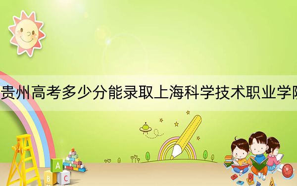 貴州高考多少分能錄取上??茖W技術職業(yè)學院?附2022-2024年最低錄取分數線