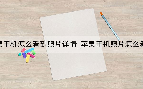 蘋果手機怎么看到照片詳情_蘋果手機照片怎么看詳情