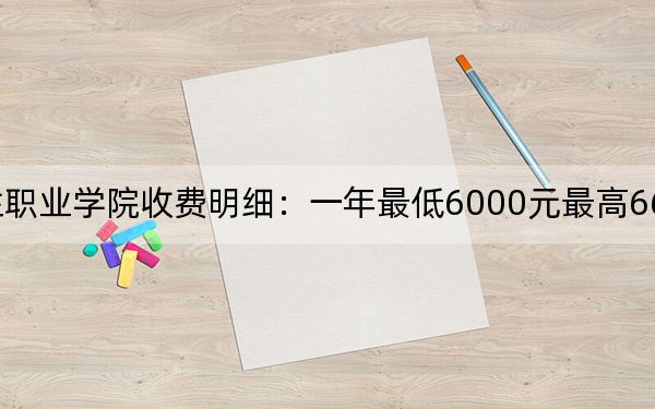 2024年漳州衛(wèi)生職業(yè)學(xué)院收費(fèi)明細(xì):一年最低6000元最高6600元(供安徽考生參考)