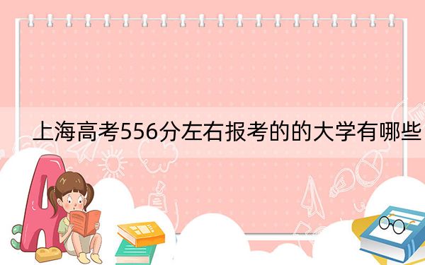 上海高考556分左右報考的的大學(xué)有哪些,? 2024年高考有13所556錄取的大學(xué)