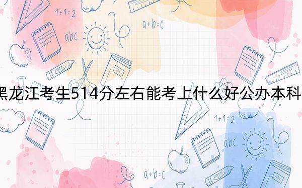 黑龍江考生514分左右能考上什么好公辦本科大學(xué),? 2024年高考有61所最低分在514左右的大學(xué)