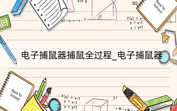 電子捕鼠器捕鼠全過程_電子捕鼠器