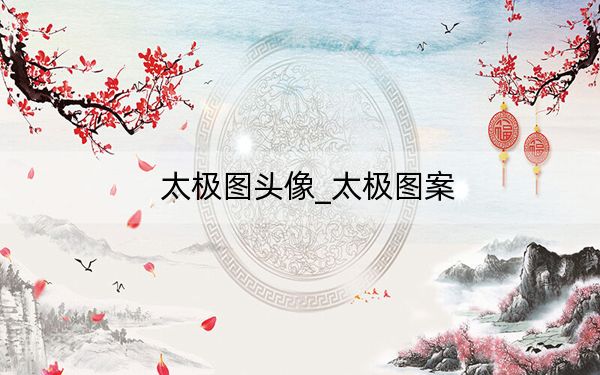 太極圖頭像_太極圖案