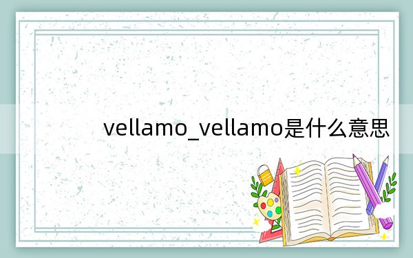 vellamo_vellamo是什么意思