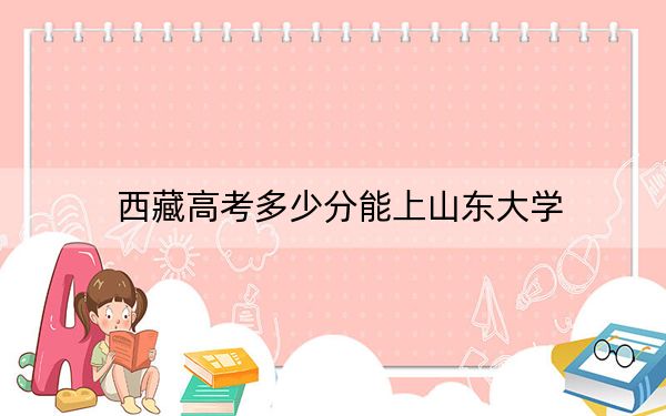 西藏高考多少分能上山東大學,?2024年錄取分分