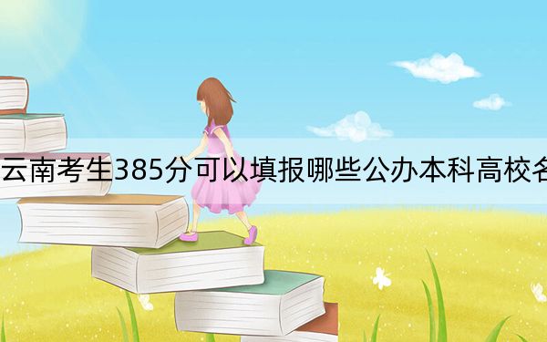 云南考生385分可以填報哪些公辦本科高校名單,？ 2025年高考可以填報0所大學