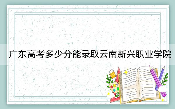 廣東高考多少分能錄取云南新興職業(yè)學(xué)院,？2024年歷史類331分 物理類353分