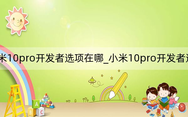 小米10pro開發(fā)者選項在哪_小米10pro開發(fā)者選項在哪里