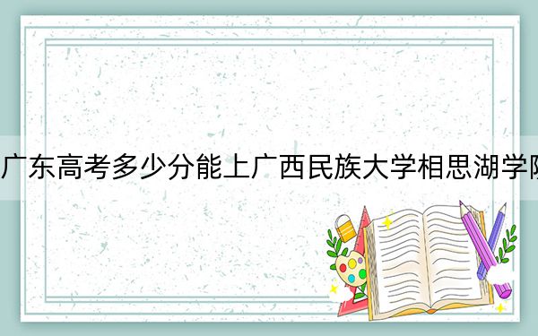 廣東高考多少分能上廣西民族大學(xué)相思湖學(xué)院,？附2022-2024年最低錄取分?jǐn)?shù)線