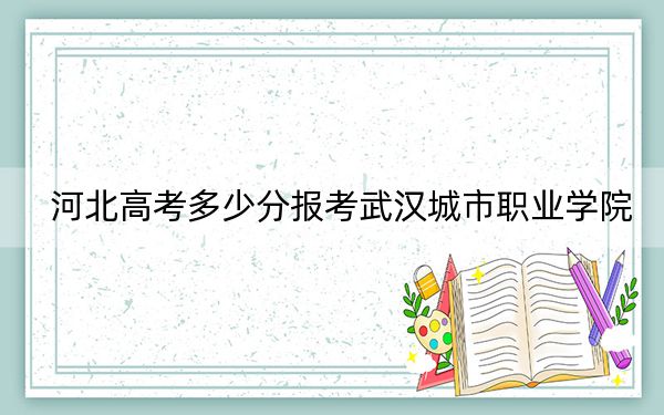 河北高考多少分報(bào)考武漢城市職業(yè)學(xué)院?附2022-2024年最低錄取分?jǐn)?shù)線