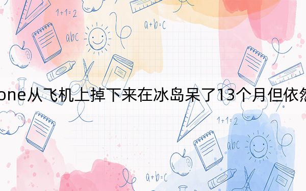IPhone從飛機上掉下來在冰島呆了13個月但依然正常工作