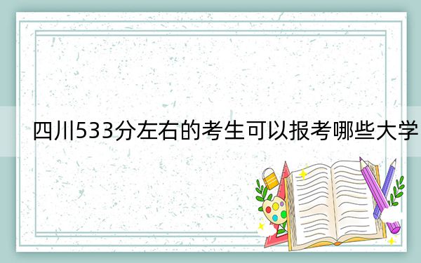 四川533分左右的考生可以報考哪些大學? 2024年一共27所大學錄取