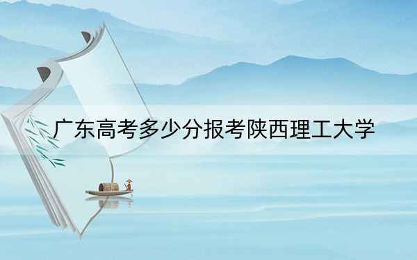 廣東高考多少分報(bào)考陜西理工大學(xué),?2024年歷史類錄取分504分 物理類錄取分523分
