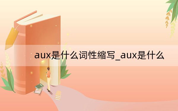 aux是什么詞性縮寫_aux是什么
