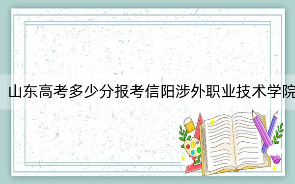 山東高考多少分報考信陽涉外職業(yè)技術(shù)學(xué)院?2024年綜合263分