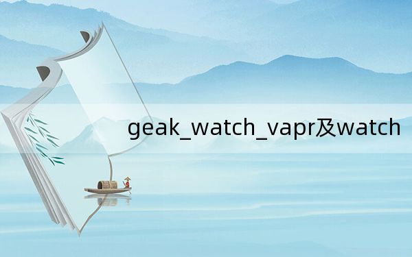geak_watch_vapr及watch