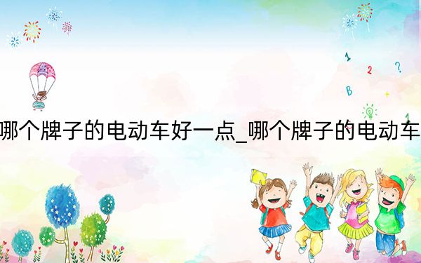 哪個(gè)牌子的電動(dòng)車(chē)好一點(diǎn)_哪個(gè)牌子的電動(dòng)車(chē)好